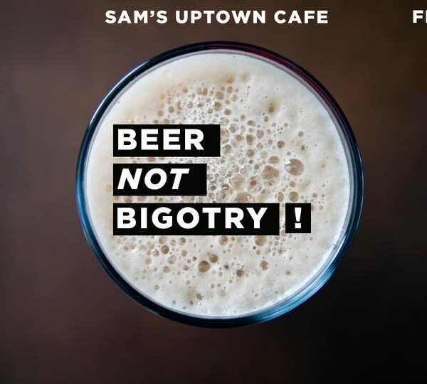 Beer Not Bigotry Graphic