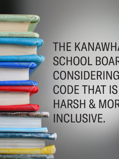 The Kanawha County School Board is considering a dress code that is less harsh and more inclusive image with school books