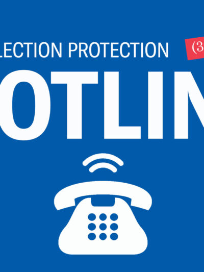 Election Protection Hotline: 304-355-5012