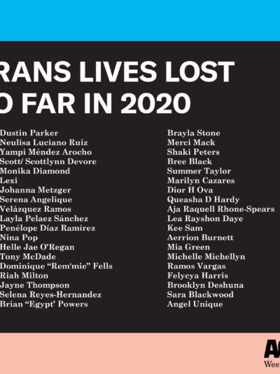 Trans Day of Remembrance