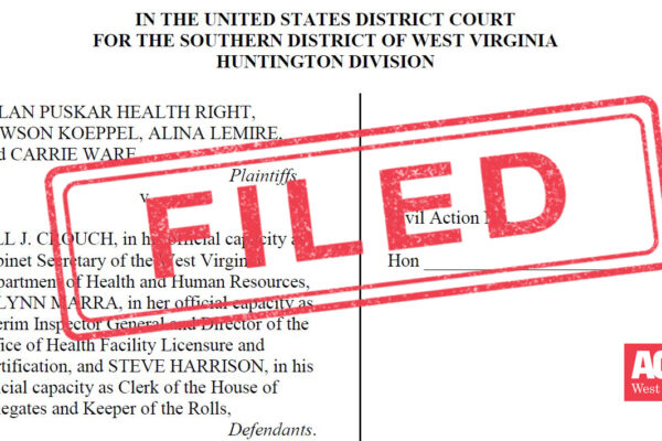 FILED superimposed on copy of complaint