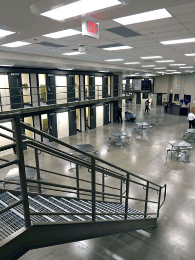 Interior of a prison