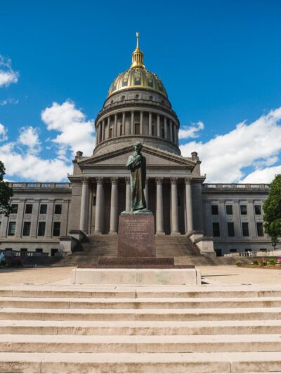 The West Virginia State Capitol in Charleston, WV