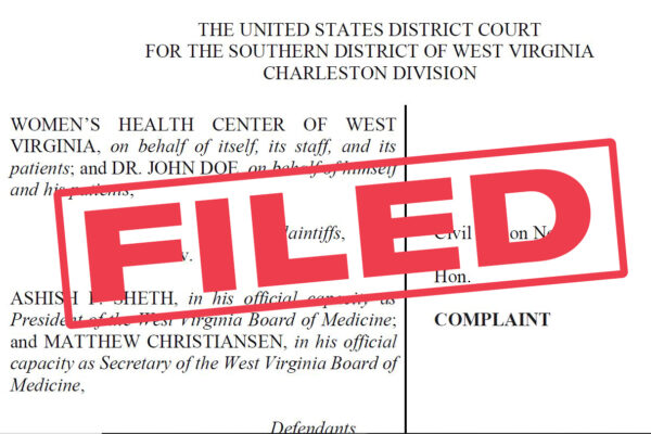 FILED stamped in red over a copy of the complaint