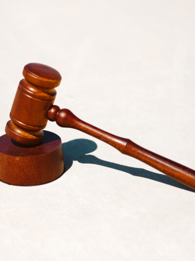 Photo of a wooden gavel