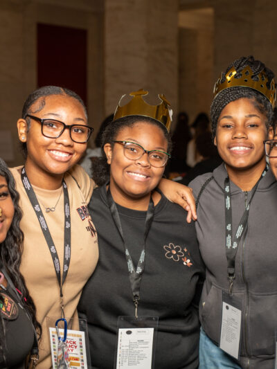 Young people pose for a photo at Black Policy Day 2024
