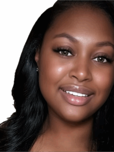 Photo shows Nyjilah Webb, a young Black woman with shoulder length hair.