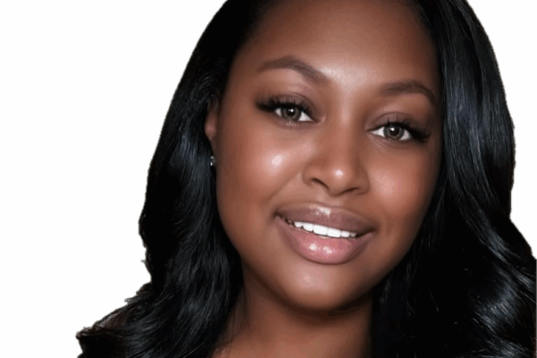 Photo shows Nyjilah Webb, a young Black woman with shoulder length hair.