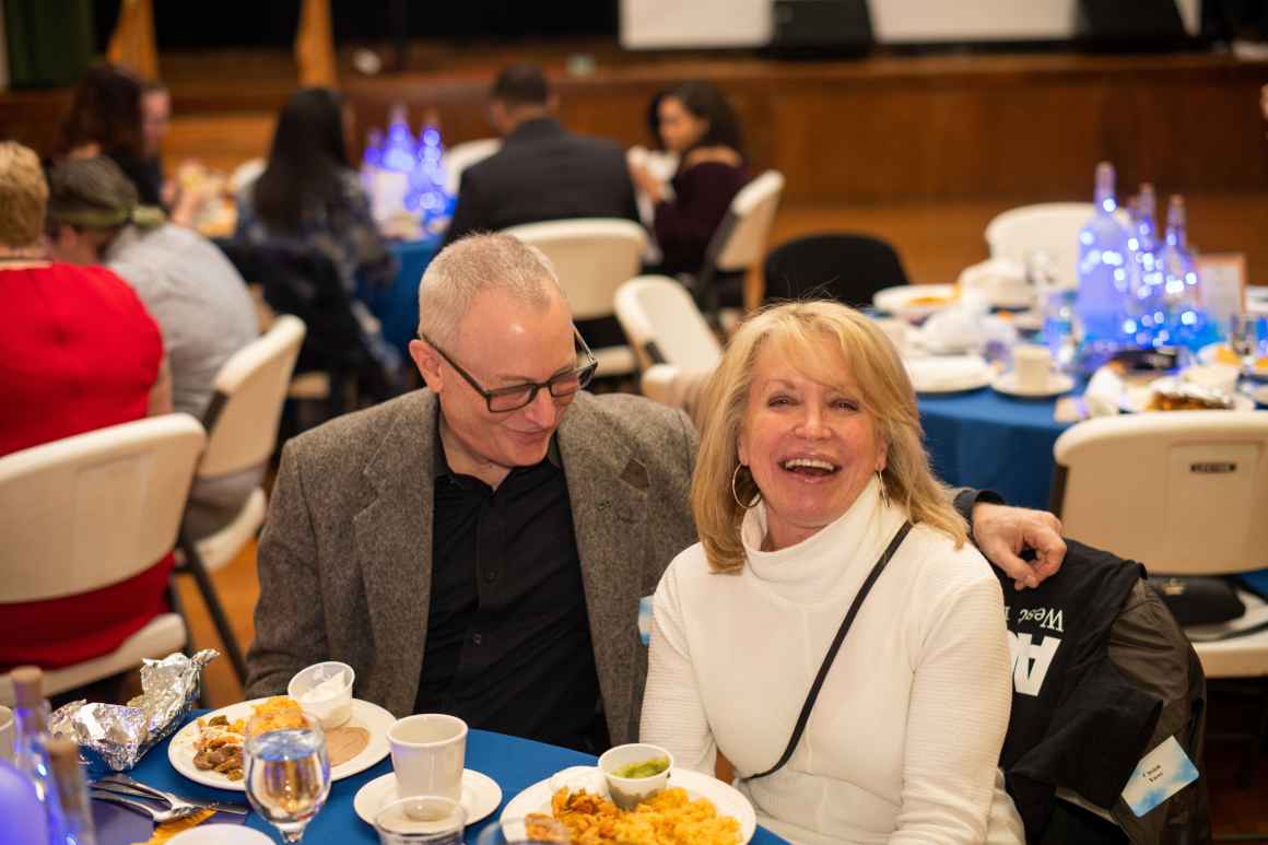 Supporters mingle at the annual Bill of Rights Dinner