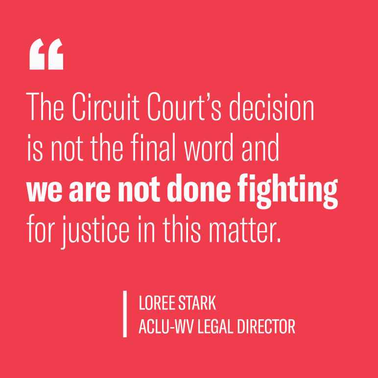 ACLU WV Toriseva Law File Appeal in Trans Teen #39 s Case ACLU West Virginia