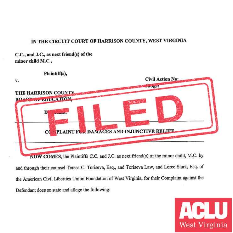 FILED stamped over legal complaint 