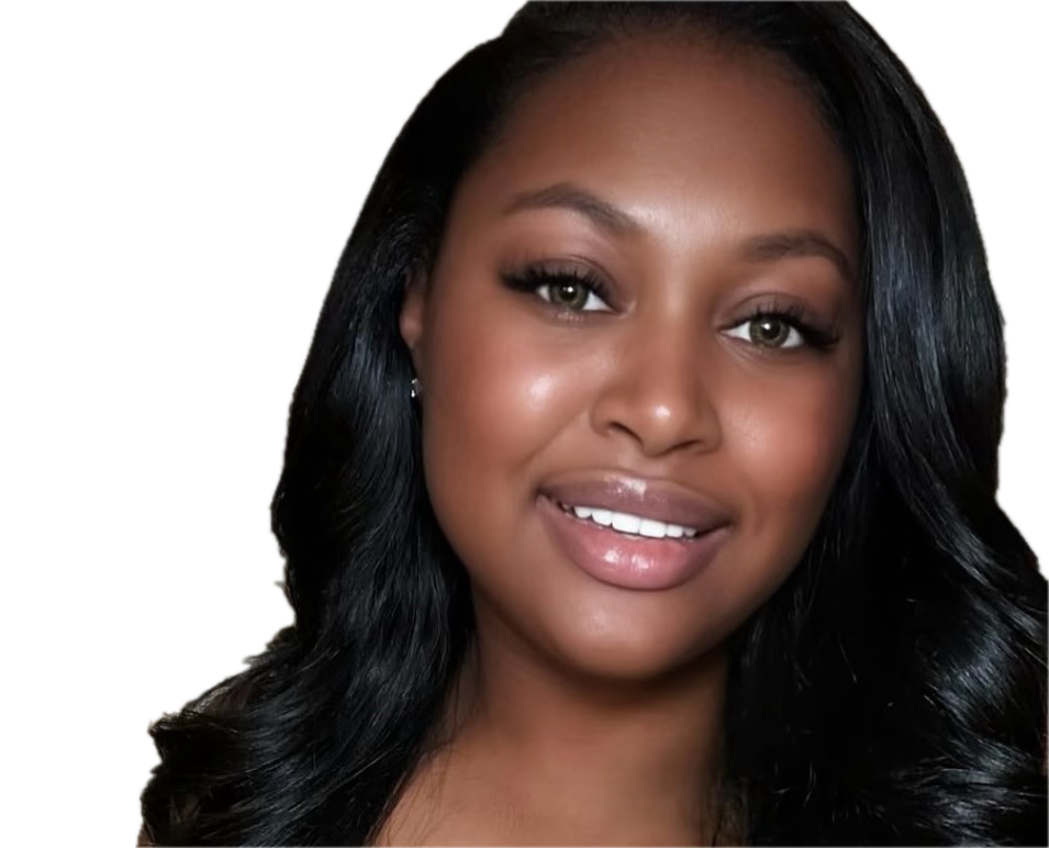 Photo shows Nyjilah Webb, a young Black woman with shoulder length hair.
