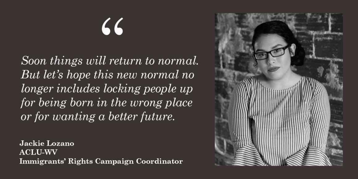 Soon things will return to normal. But let’s hope this new normal no longer includes locking people up for being born in the wrong place or for wanting a better future. 