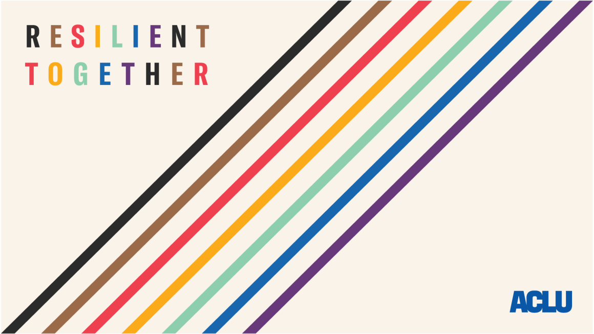 Resilient Together in Rainbow Colors