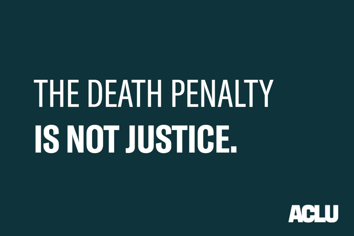 The death penalty is not justice