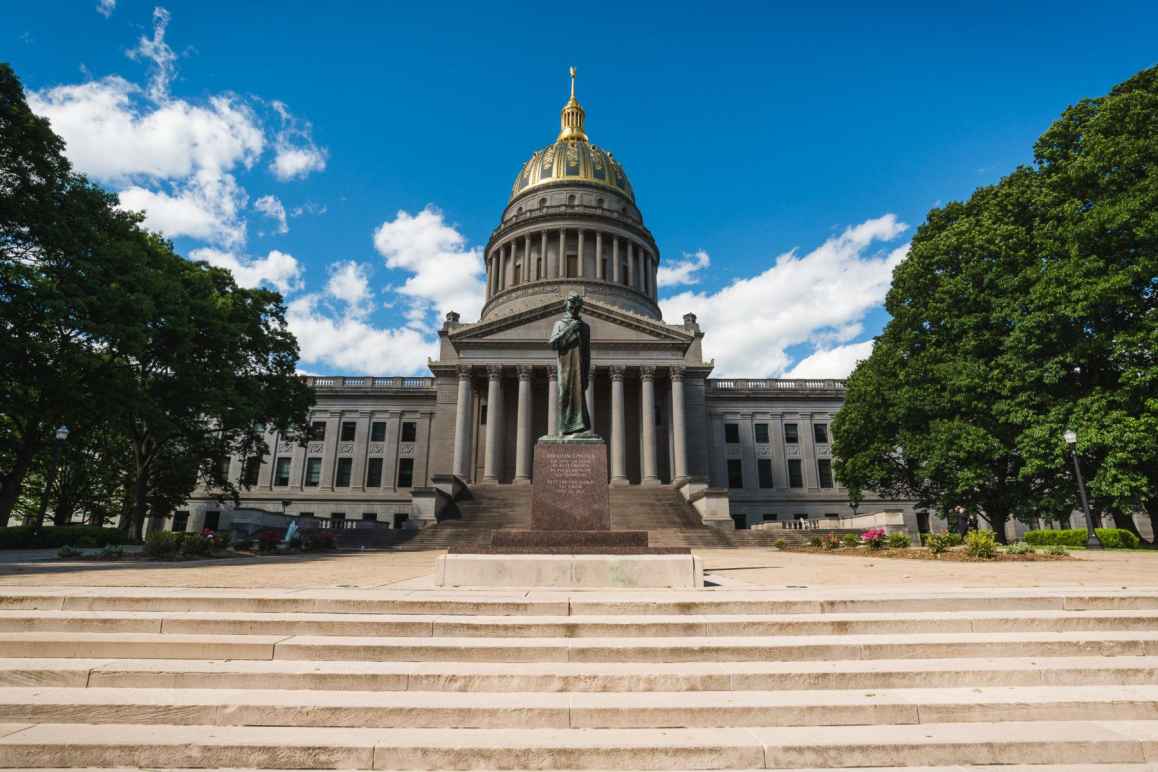 The West Virginia State Capitol in Charleston, WV