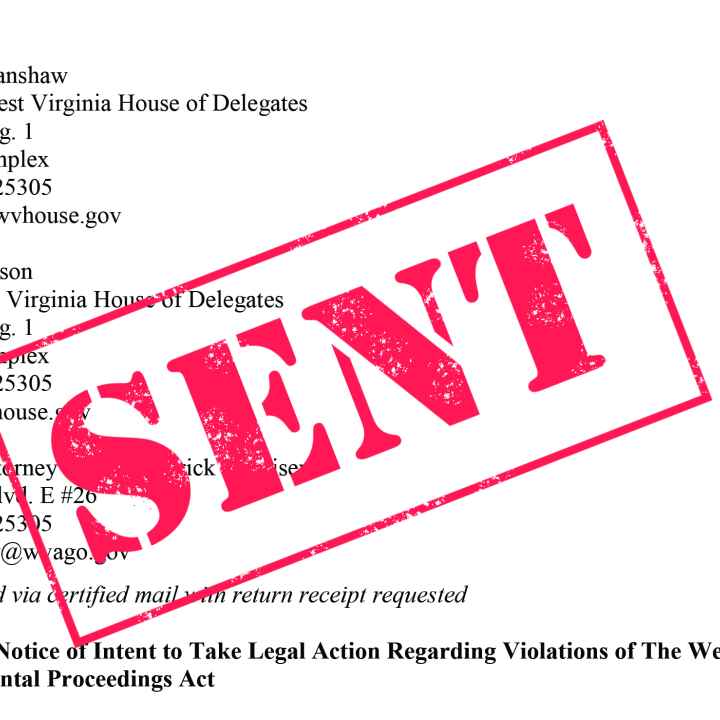 30-day notice of intent to sue 
