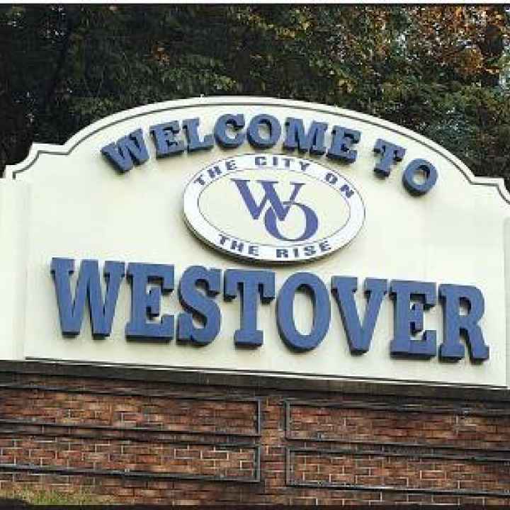 Photo of a sign reading Welcome to Westover